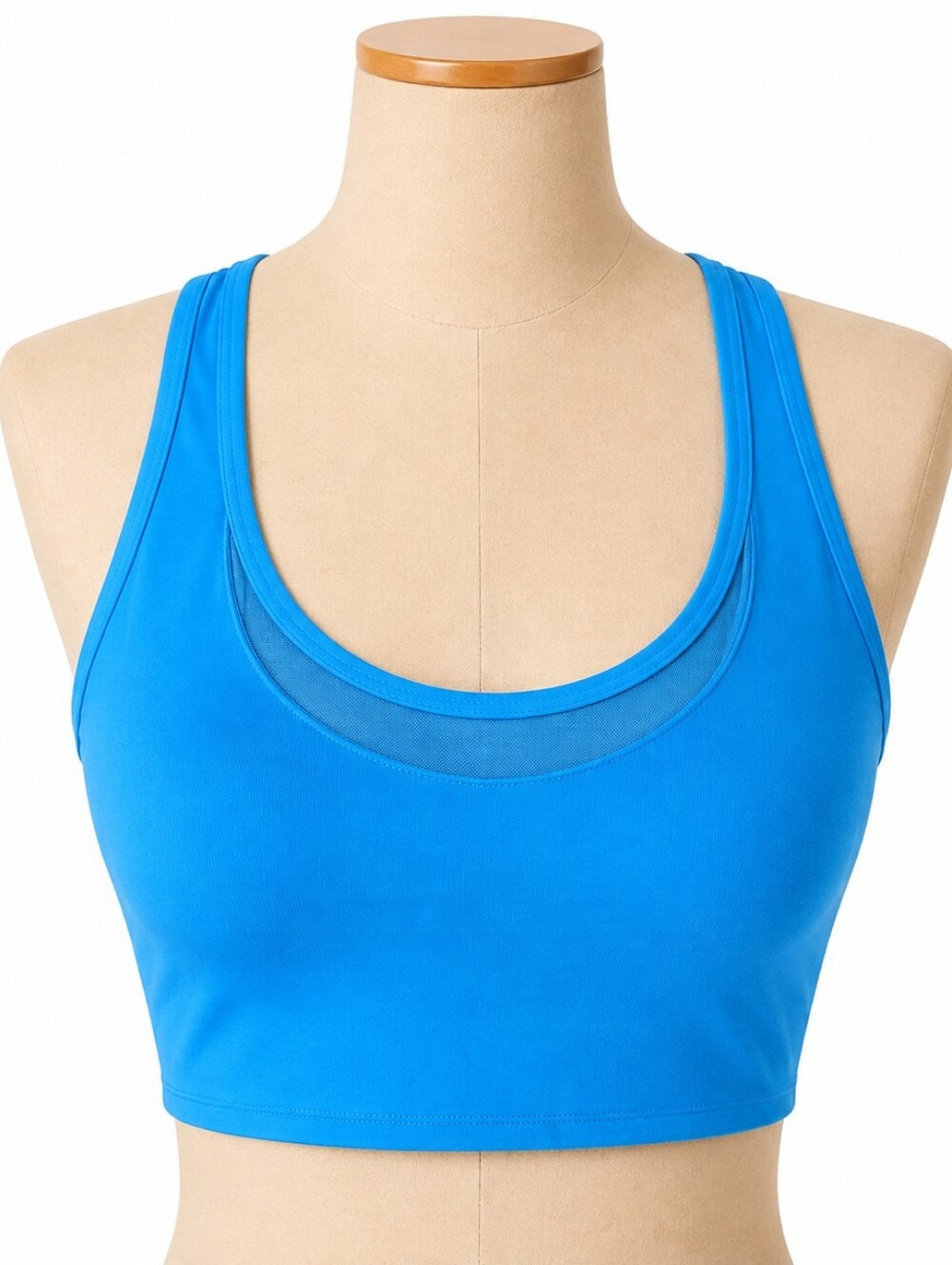 PINK SPORT Blue Racerback Sports Bra – Adjustable Straps